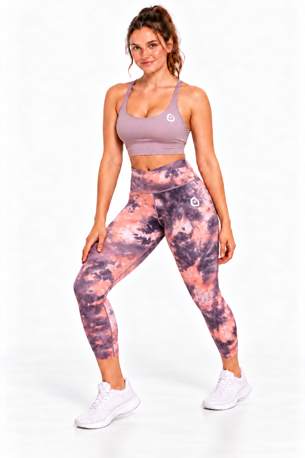 Energy High-Rise Leggings 25", Rose Gold
