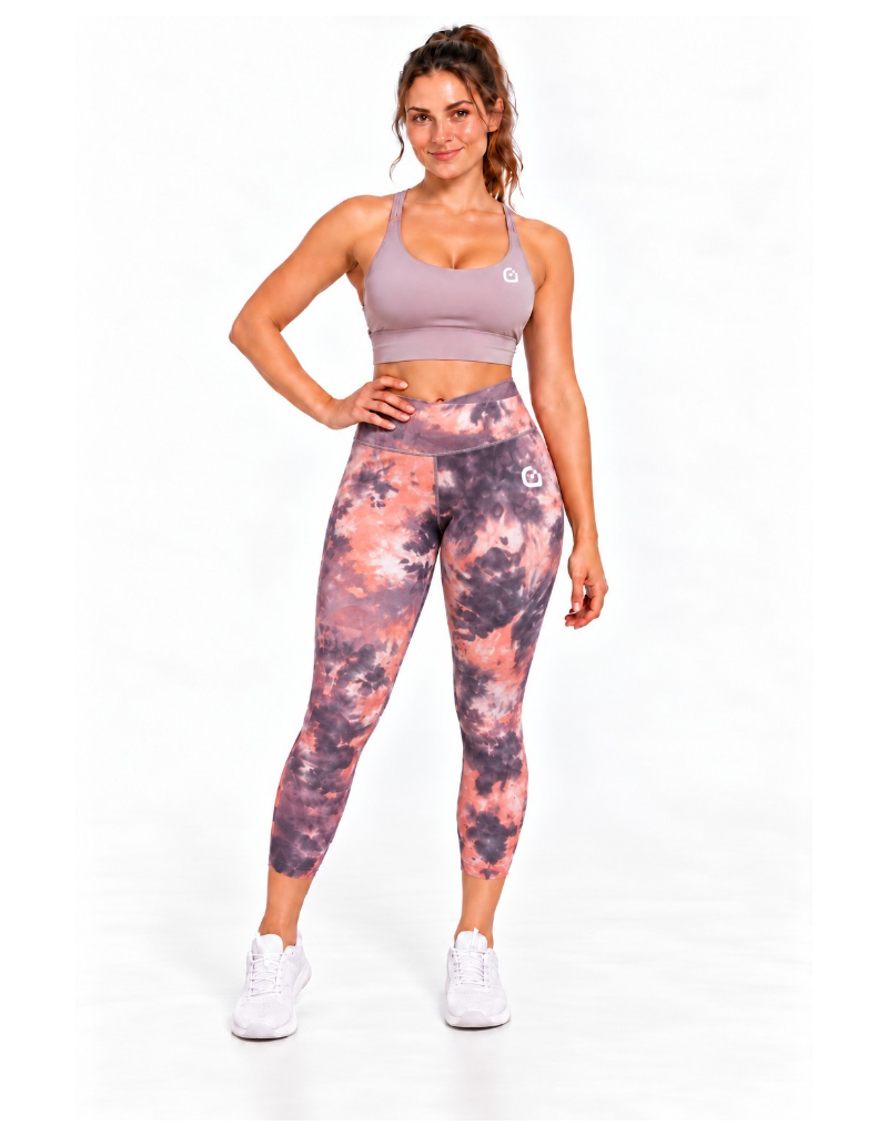Energy High-Rise Leggings 25", Rose Gold