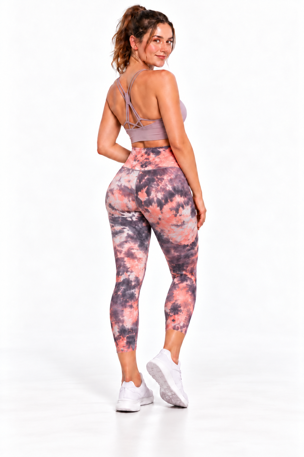 Energy High-Rise Leggings 25", Rose Gold